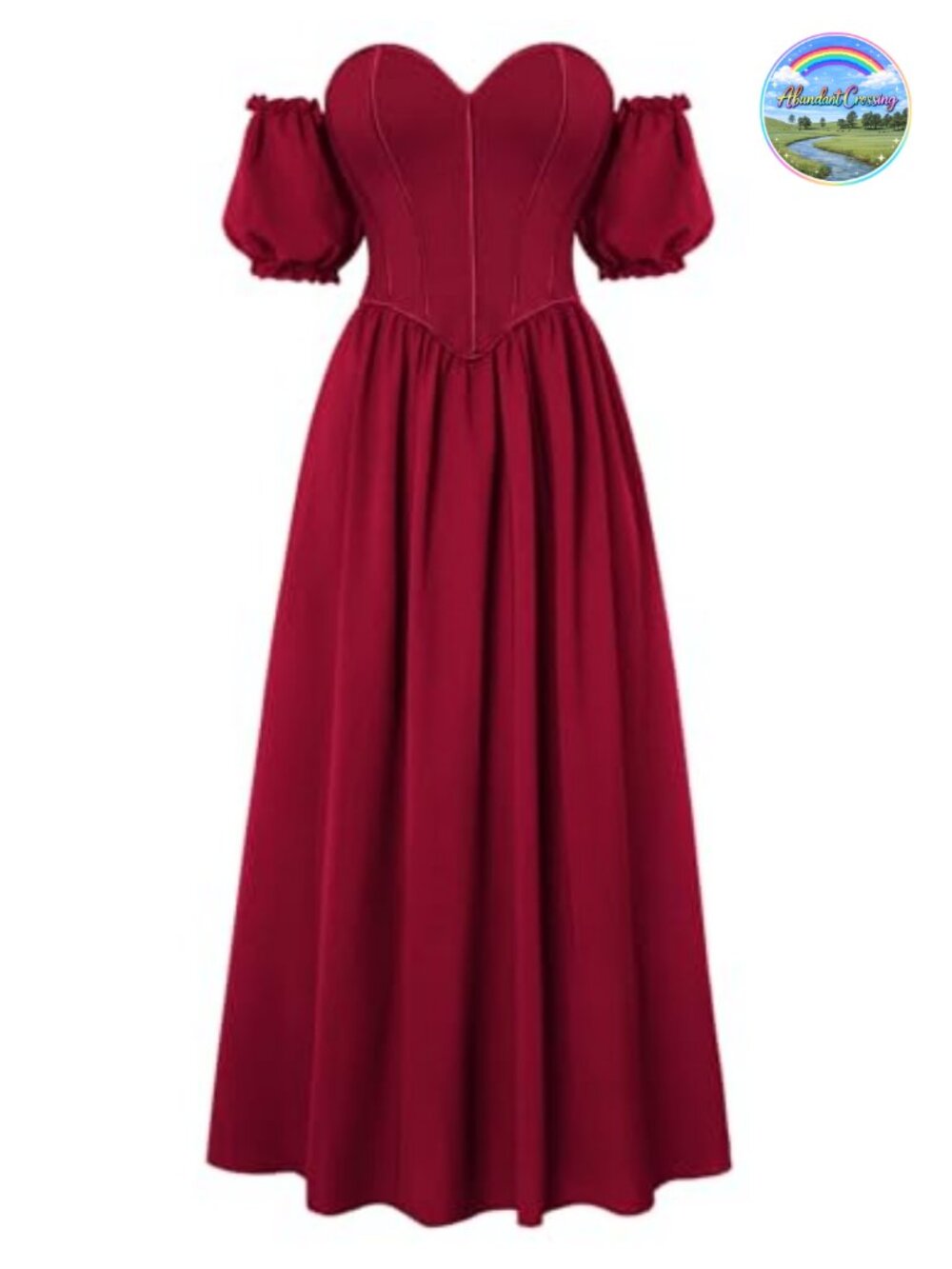 Corset Dress Off Shoulder A-Line Maxi Formal Ren Fair Wedding Guest